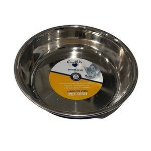 Stainless steel XS pet dish. NWT